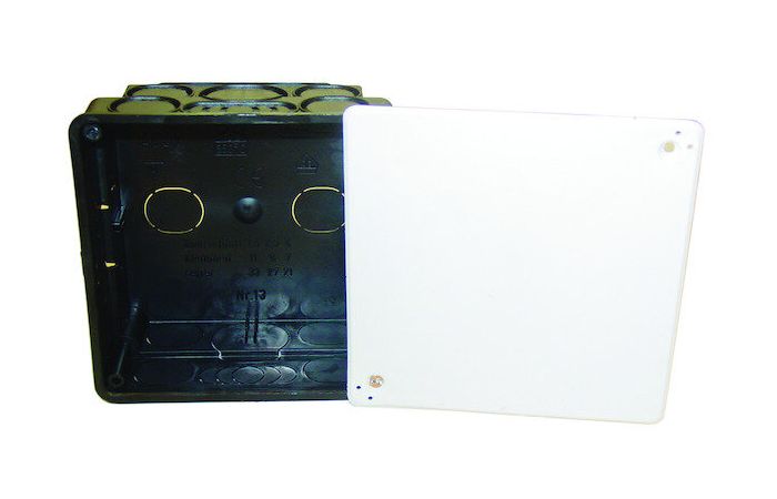 Dėžutė p/t [150x150x62] su dangteliu be halogenų PAZK - PROTEC