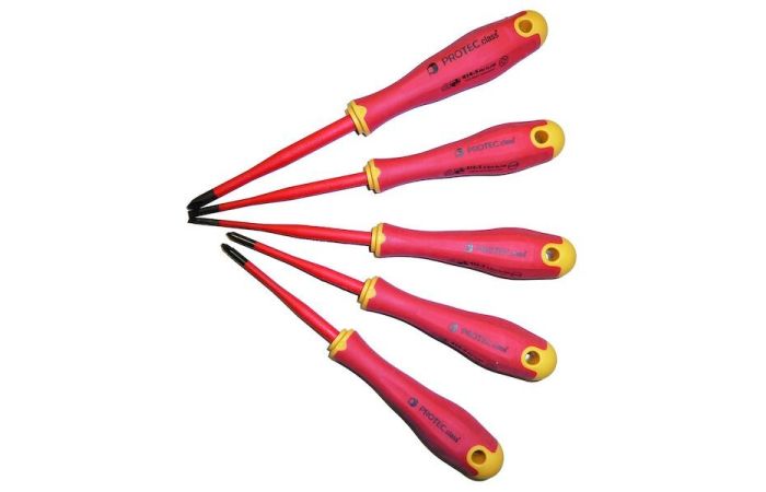 Rinkinys atsuktuvų 1000V plonais galais PSS5 [rinkinyje 5 vnt.] - PROTEC