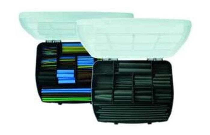 Rinkinys termosusitraukiančių vamzdelių, 2/1 įvairių spalvų PSB416F [rinkinyje 276 vnt.] - PROTEC