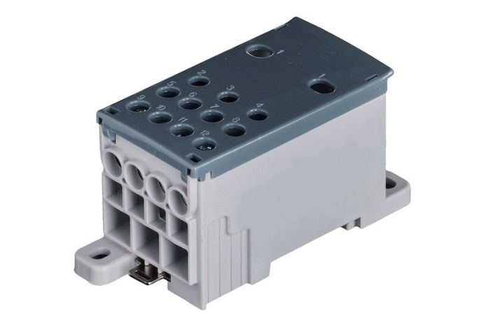 Gnybtas atsišakojimo 250A 1x150, 3x35, 8x16mm2 Al/Cu PPVB 25038 - PROTEC