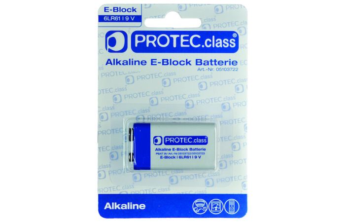 Elementas galvaninis šarminis 6 LR61 C 1.5V Alkaline PBAT 9V - PROTEC