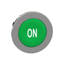 Galvutė mygtukui žalia su simboliu "ON" be fiksacijos 30.5mm IP66 ZB4F Harmony - SCHNEIDER ELECTRIC