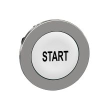 Galvutė mygtukui balta su simboliu "START" be fiksacijos 30.5mm IP66 ZB4F Harmony - SCHNEIDER ELECTRIC