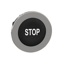 Galvutė mygtukui juoda su simboliu "STOP" be fiksacijos 30.5mm IP66 ZB4F Harmony - SCHNEIDER ELECTRIC