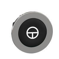 Galvutė mygtukui juoda su simboliu "T" be fiksacijos 30.5mm IP66 ZB4F Harmony - SCHNEIDER ELECTRIC