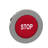 Galvutė mygtukui raudona su simboliu "STOP" be fiksacijos 30.5mm IP66 ZB4F Harmony - SCHNEIDER ELECTRIC