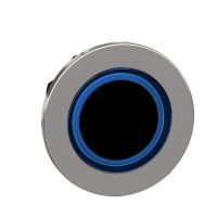 Galvutė mygtukui mėlyna su šviečiančiu žiedu be fiksacijos 30.5mm metalinė IP66 ZB4F Harmony - SCHNEIDER ELECTRIC