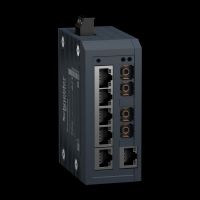 Komutatorius 6xRJ45 Kat.5e 2xSC SM Duplex Ethernet TCP/IP Modicon - SCHNEIDER ELECTRIC