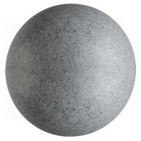 Šviestuvas lauko 1x42W E27 IP44/IP65 D-600mm rutulys granito spalvos su tvirtinimu SPHERICAL LAMP GRANITE - DEKO LIGHT