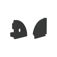 Dangtelis galinis LED profiliui juodos spalvos C1616 B - NORTHCLIFFE