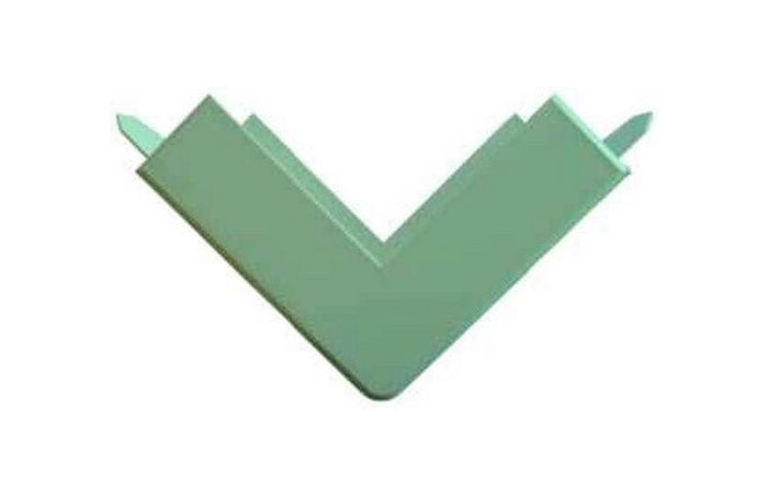 Kampas išorinis 40x60 PLFAE baltas RAL9010 - PROTEC