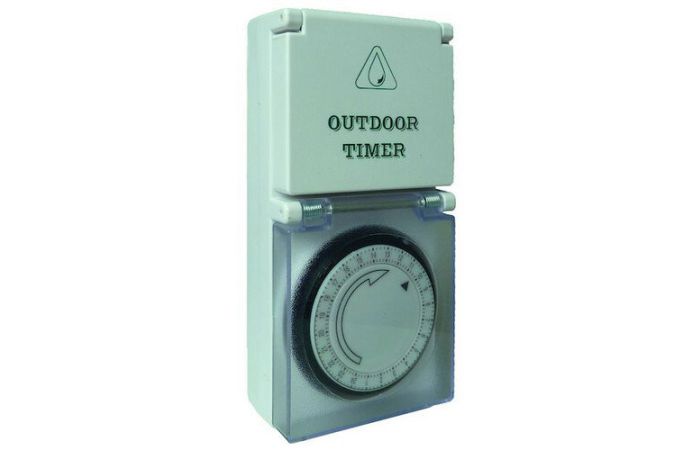 Laikrodis mechaninis paros SCHUKO 16A/230V IP44, PSDUM44 (MZ44) - PROTEC