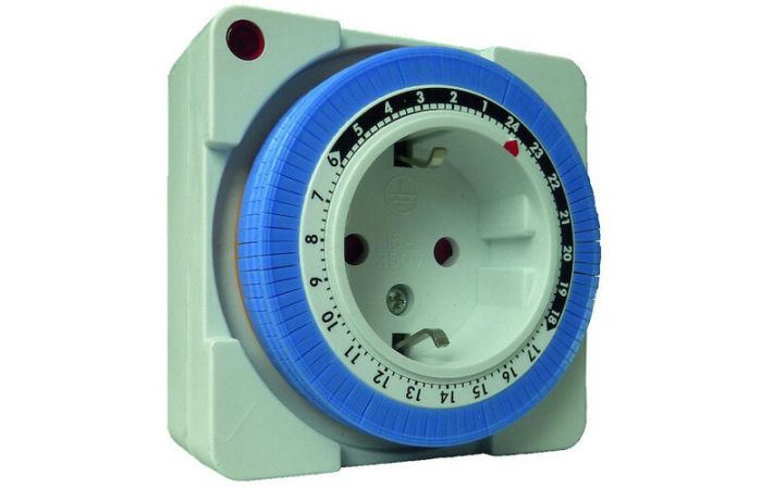 Laikrodis mechaninis paros SCHUKO 15min PSDUMT20 - PROTEC