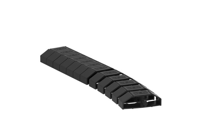 Kanalas lankstus plokščias 21x62 antracito spalvos RAL7021 FLK-2K SWGR [1m]- OBO BETTERMANN