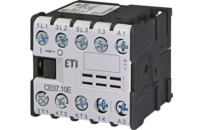 Kontaktorius 3P 3kW 230V AC 1no CE07.10-230V-50/60Hz - ETI