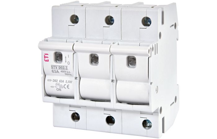 Kirtiklis-saugiklis 3P 63A D02 STV D02 - ETI