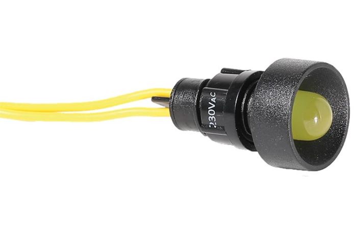 Lemputė geltona 230V AC LED 10 Y 230 - ETI