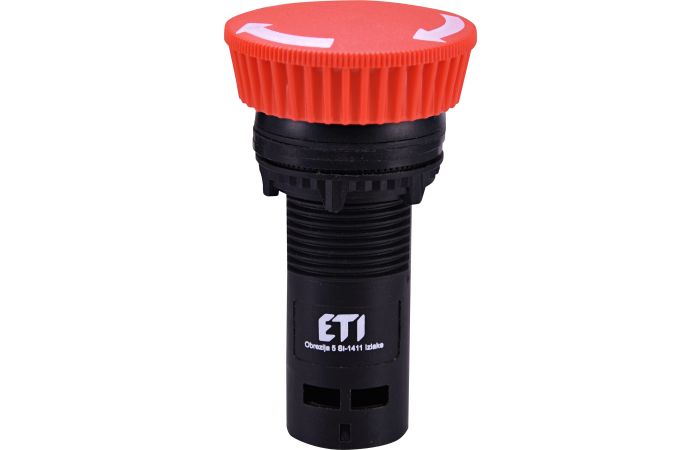 Mygtukas STOP su fiksacija 1nc ECM-T01-R - ETI