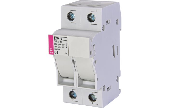 Kirtiklis-saugiklis EFD 10 2P 10x38mm - ETI