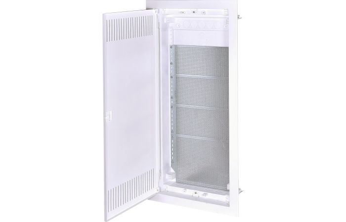 Skydelis p/t 56 modulių IP30 metalinės perforuotos durys ECG56MEDIA-I - ETI