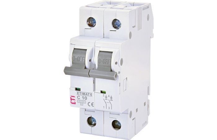 Automatas 2P 10A C 6kA ETIMAT 6 2p C10 - ETI