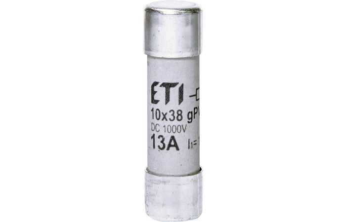 Saugiklis 13A 10x38mm gPV 1000V DC CH10 cilindrinis - ETI