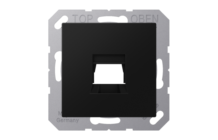 Dangtelis moduliniam lizdui su užuolaidėle juodos matinės spalvos A - JUNG