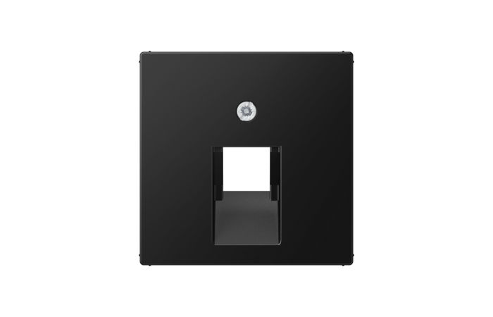 Dangtelis kompiuterio lizdui juodos matinės spalvos A - JUNG