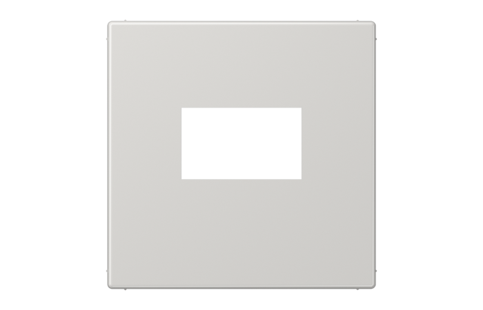 Dangtelis USB lizdui šviesiai pilkos spalvos LS - JUNG