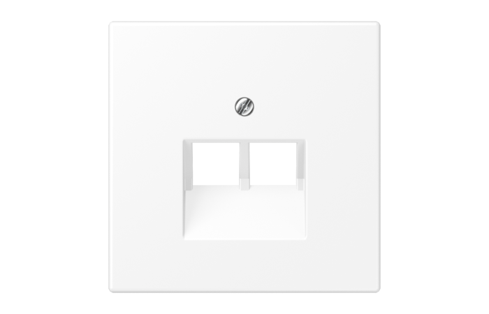 Dangtelis dvigubas UAE lizdui baltos matinės spalvos LS - JUNG