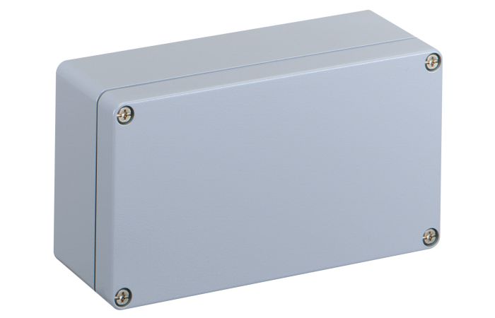 Dėžutė v/t [220x120x80] IP66 iQ tuščia aliumininė pilka AL 2212-8 - SPELSBERG