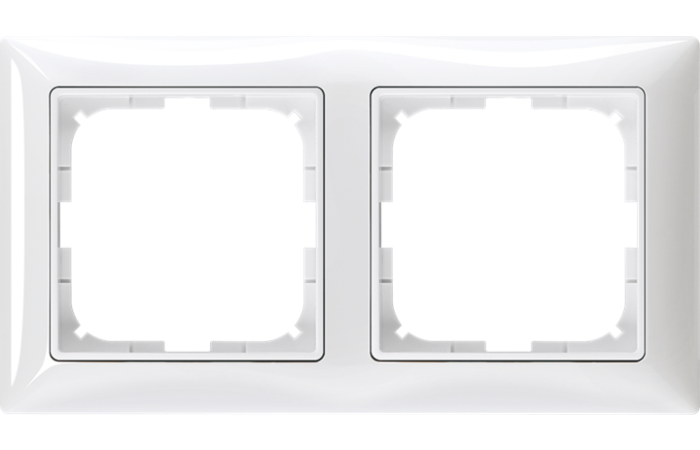 Rėmelis dvigubas dramblio kaulo spalvos 2512-92-507 Basic-55 - ABB