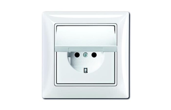 Lizdas p/t baltas IP44 su rėmeliu 250V 20EUCKD-94-507 - ABB