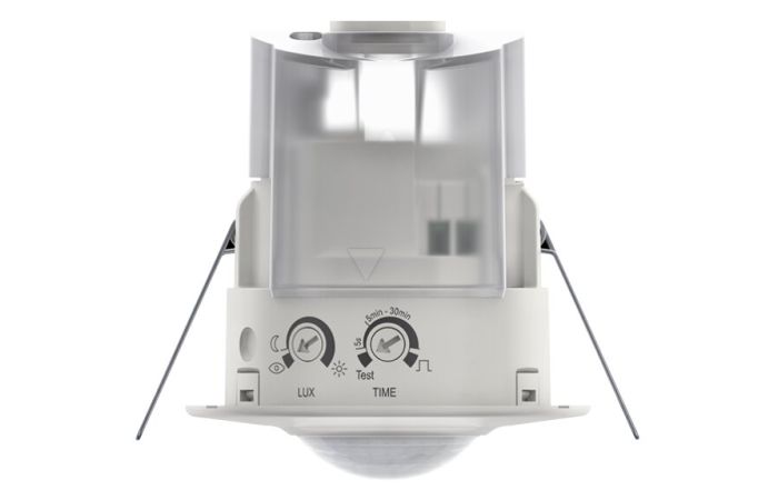 Jutiklis judesio į/l IP44 2-400W LED H-2m D-8m 360 laipsnių baltas theLuxa 103-100C DE - THEBEN