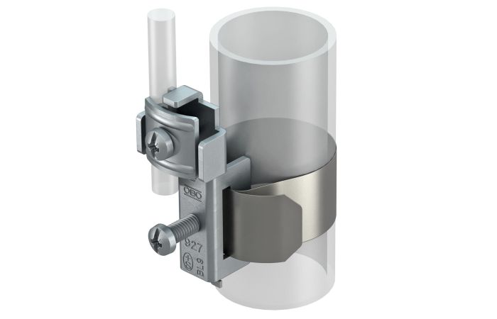 Apkaba vamzdžio įžeminimui 3/8-4' nerūdijančio plieno 927 2 - OBO BETTERMANN