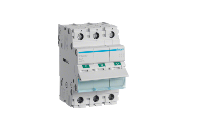 Kirtiklis 3P 40A 3 modulių - HAGER