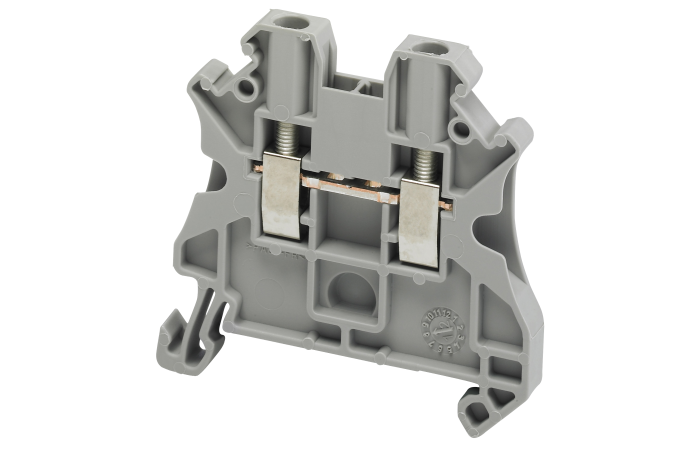 Gnybtas 2.5mm2 pilkas ant bėgelio - SCHNEIDER ELECTRIC