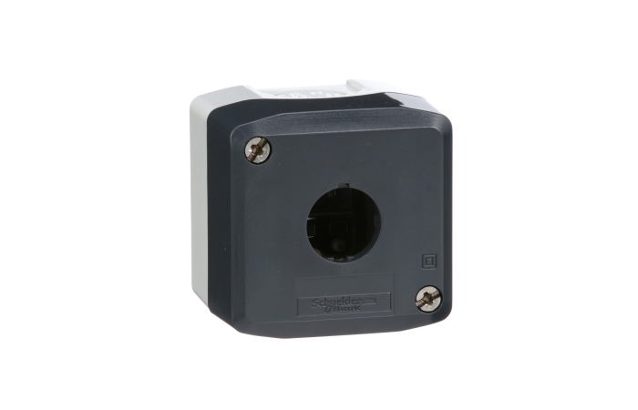 Dėžutė v/t 1 skylės 22mm IP65 su bėgeliu - SCHNEIDER ELECTRIC