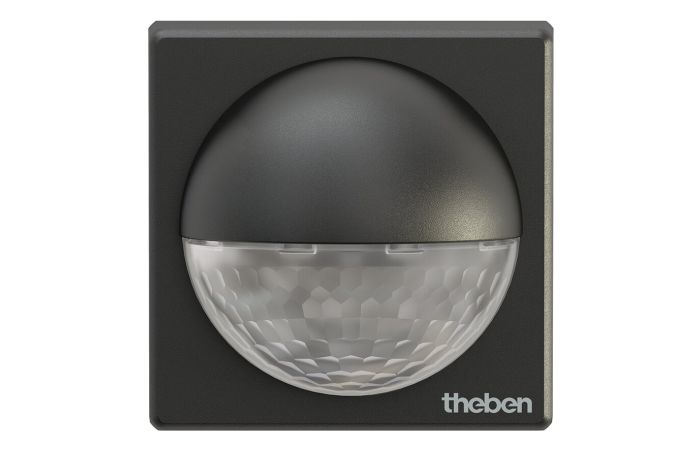 Jutiklis judesio v/t IP55 2-500W LED H-2.5m D-12m 180 laipsnių juodas theLuxa R180 - THEBEN