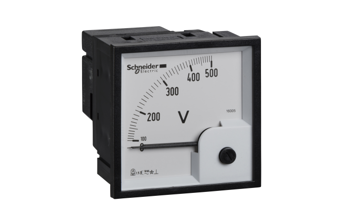 Voltmetras 0-500V [72x72] - SCHNEIDER ELECTRIC