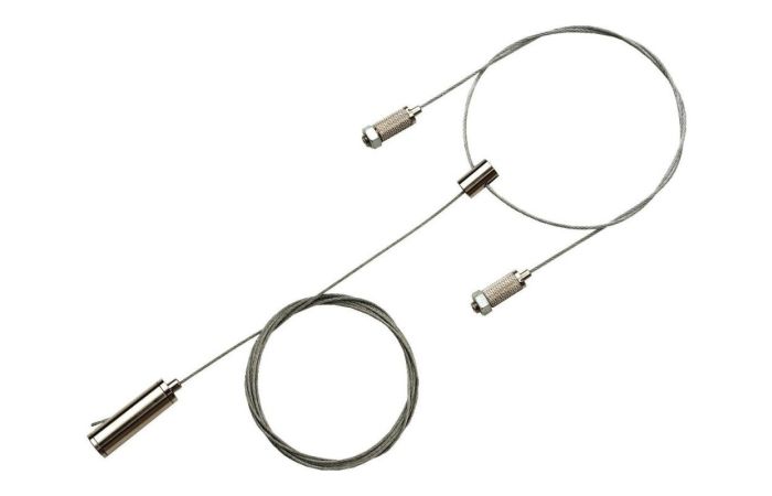 Trosas pakabinimo dvigubas šviestuvui POLARIS/DECOR D/TUCANA D SUSY - NORTHCLIFFE