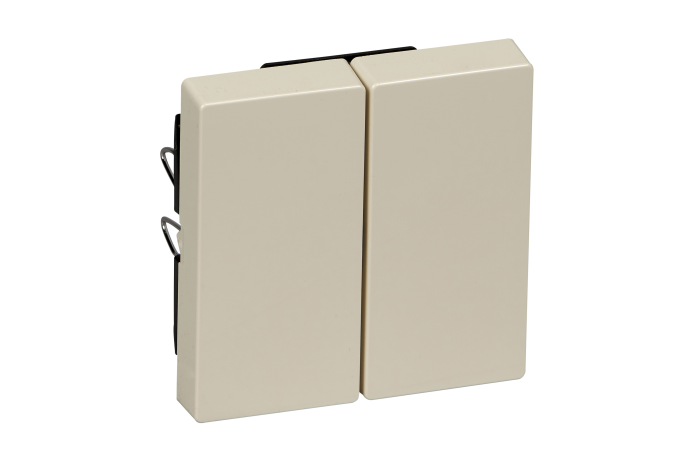 Klavišas dvigubam jungikliui dramblio kaulo spalvos SYSTEM M - SCHNEIDER ELECTRIC