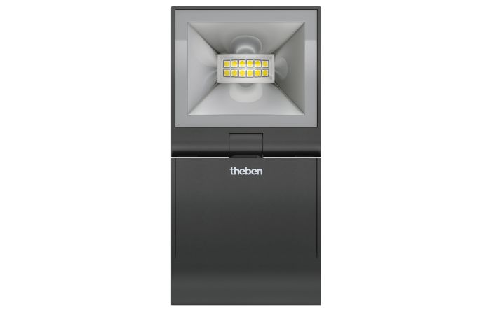 Prožektorius LED 10W IP55 4000K 840lm juodas THELEDA S10L BK - THEBEN