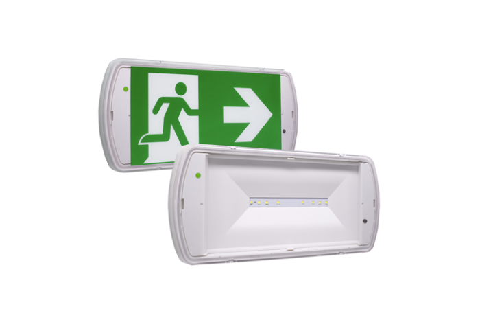 Šviestuvas v/t LED 2.5W IP42 150lm evakuacinis su 1val. akumuliatoriumi pastovaus veikimo 20m SELF - EATON