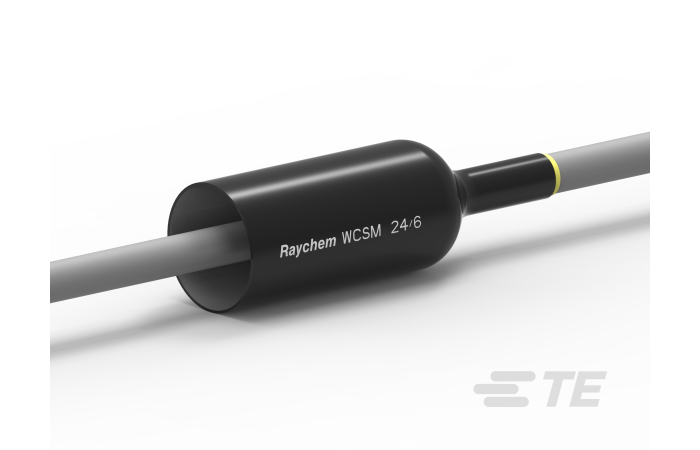 Vamzdelis termosusitraukiantis su klijais 24.0-6.0mm juodas L-1m WCSM-24/6-1000/S(S20) - RAYCHEM