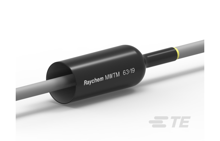 Vamzdelis termosusitraukiantis su klijais 63.0-19.0mm juodas L-1m MWTM-63/19-1000/S(S10) - RAYCHEM