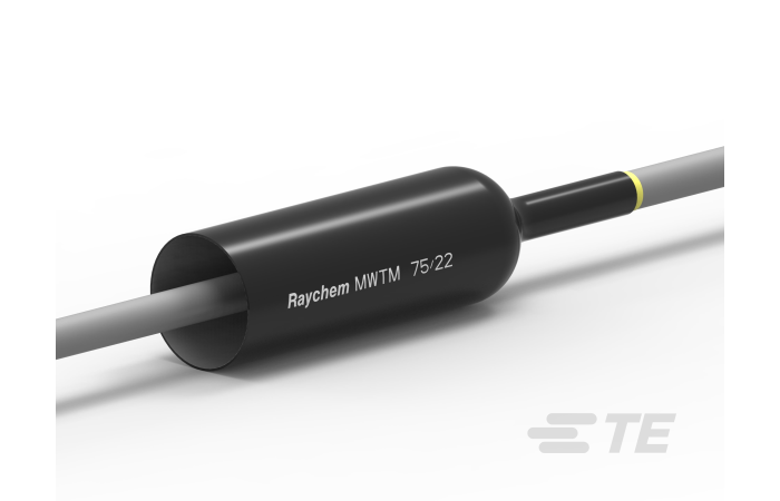 Vamzdelis termosusitraukiantis su klijais 75.0-22.0mm juodas L-1m MWTM-75/22-1000/S(S5) - RAYCHEM