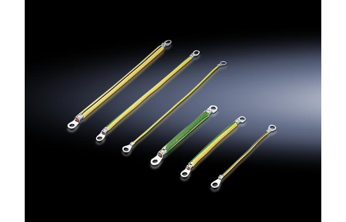 Laidas įžeminimui L-300mm 10mm2 M6-M8 SZ 2565.110 [pak. po 5 vnt.] - RITTAL