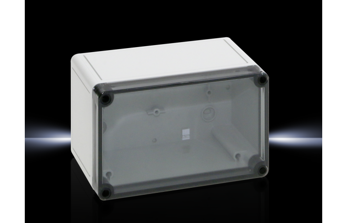 Dėžutė v/t [180x110x90] IP66 IK08 tuščia skaidrus dangtelis PK 9514.100 [pak. po 2 vnt.] - RITTAL