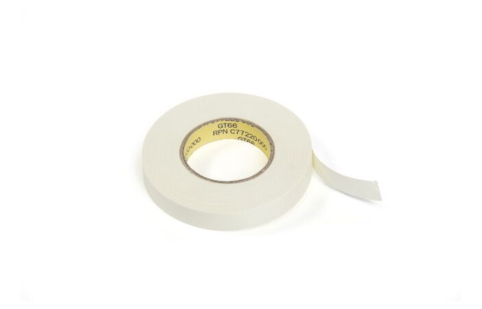 Juosta tvirtinimo lipni stiklo pluošto 12mm 20m karščiui atspari iki 130C GT-66 metaliniams vamzdžiams - RAYCHEM